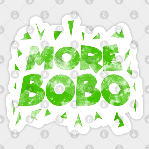 More Bobo Seattle Sticker by MorvernDesigns